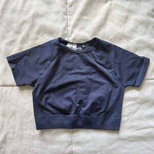 AYBL Navy Cropped Athletic Tee